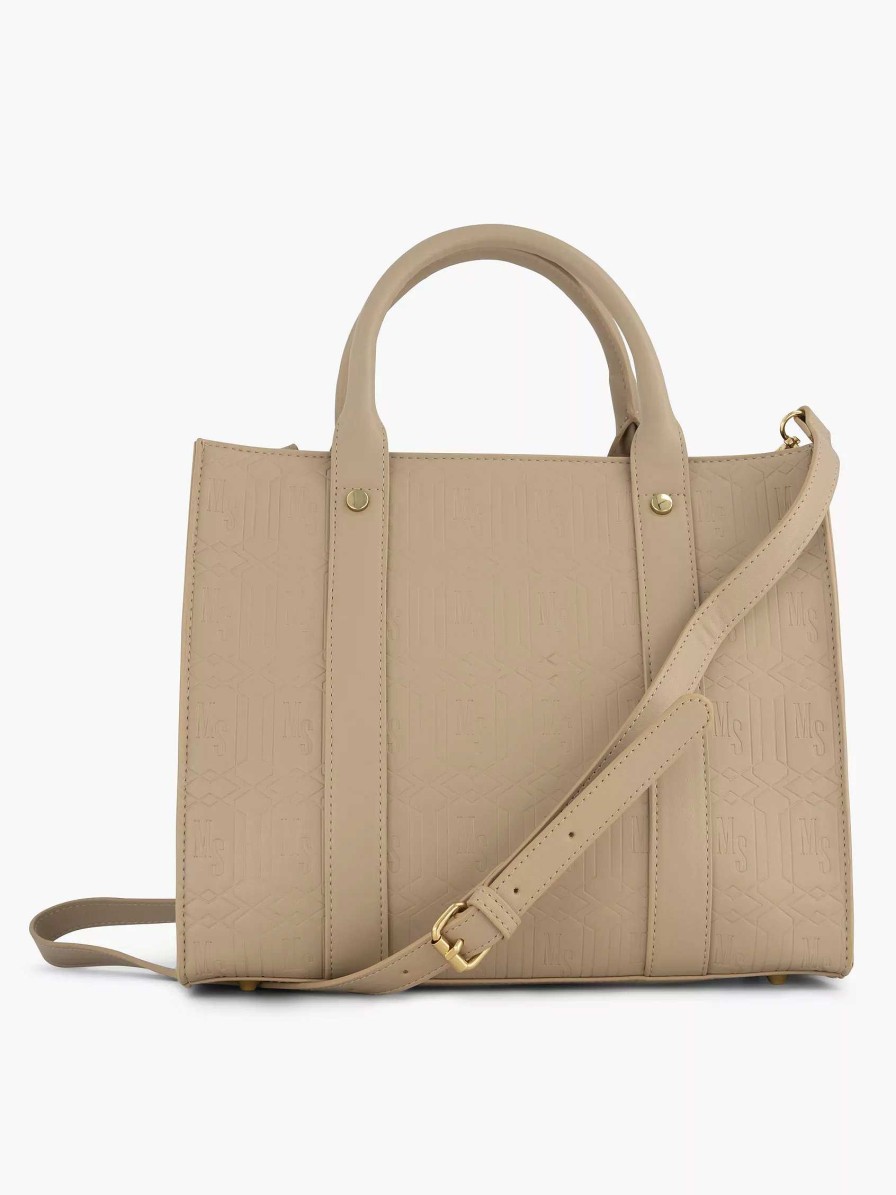 Michael Shannon Beige Handtasche