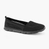 Easy Street Schwarzer Slip-On-Memory-Schaum