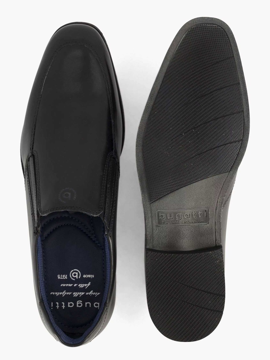 Bugatti Schwarzer Leagro-Slipper