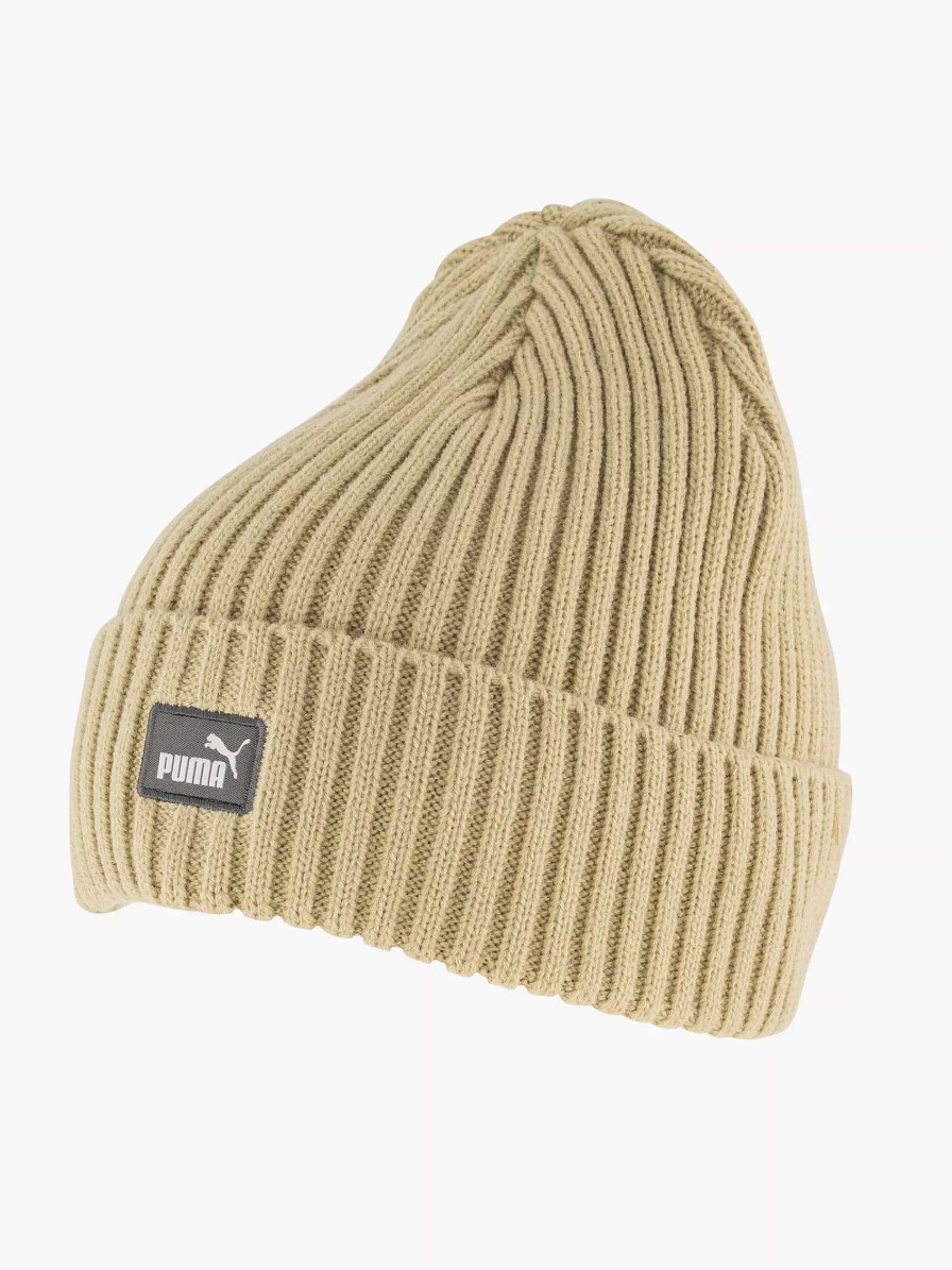 Puma Sandfarbene Puma Classic Cuff Beanie