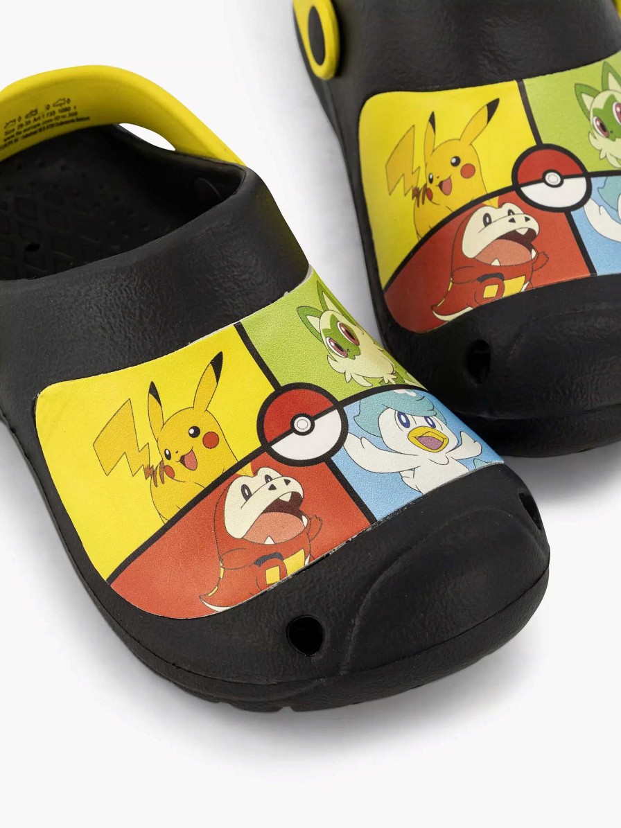 Pokémon Schwarzer Clog