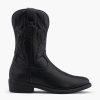 Oxmox Schwarzer Cowboystiefel