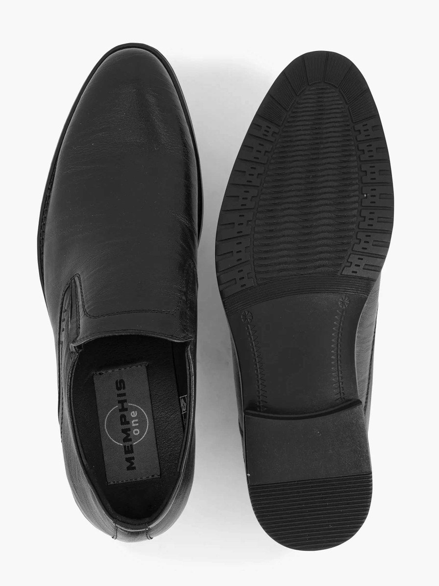 AM SHOE Schwarzer Slip-On