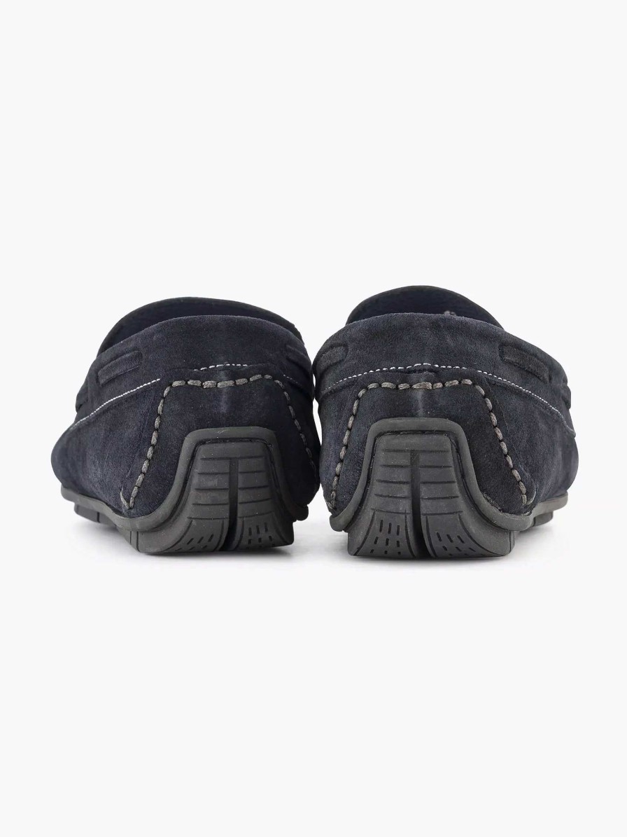 Easy Street Komfort-Slipper Aus Blauem Wildleder