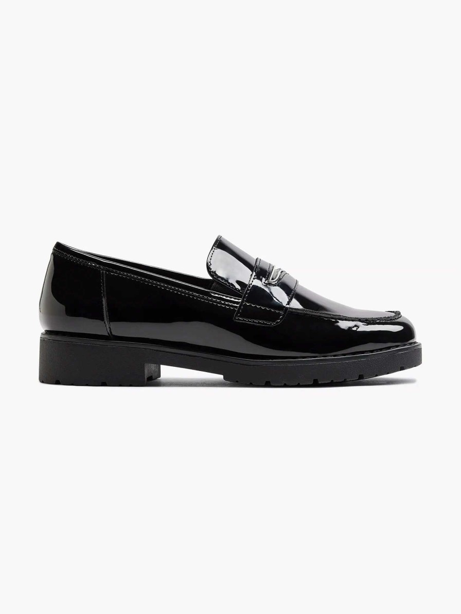 Graceland Schwarzes Loafer-Patent