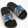 Sonic Schwarzer Slipper