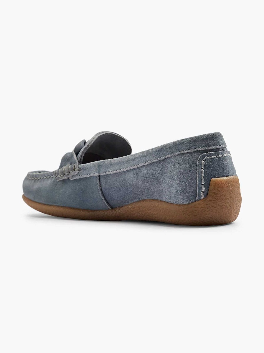 5th Avenue Blaue, Dekorative Slip-On-Halskette Aus Wildleder