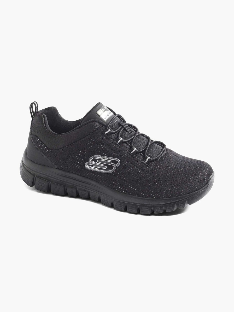 Skechers Schwarz Graceful 2.0 Aufwendig