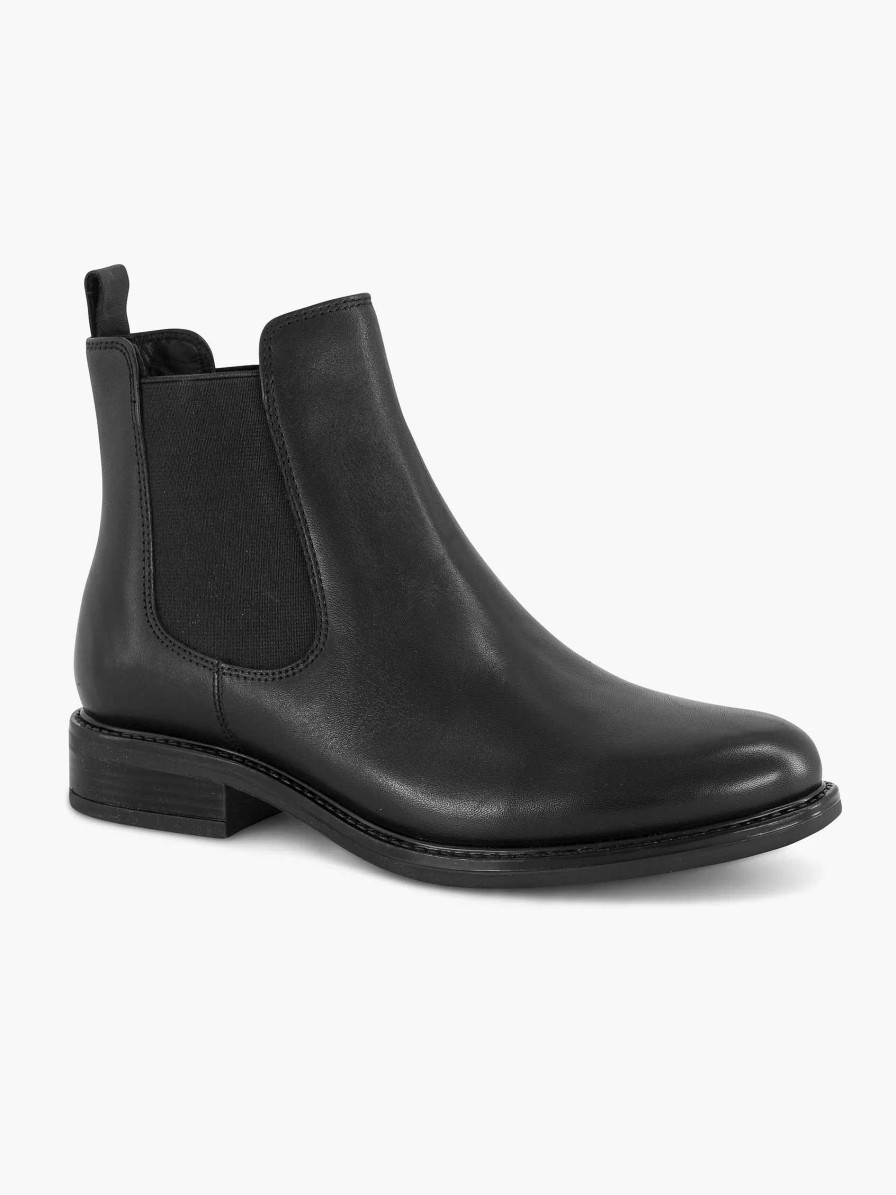 5th Avenue Chelsea-Stiefel Aus Schwarzem Leder