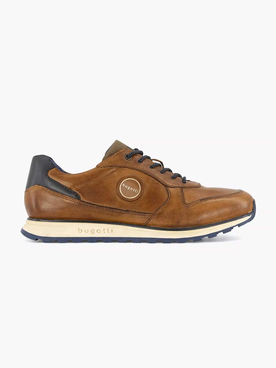 Bugatti Cognacfarbener Sneaker Cirino