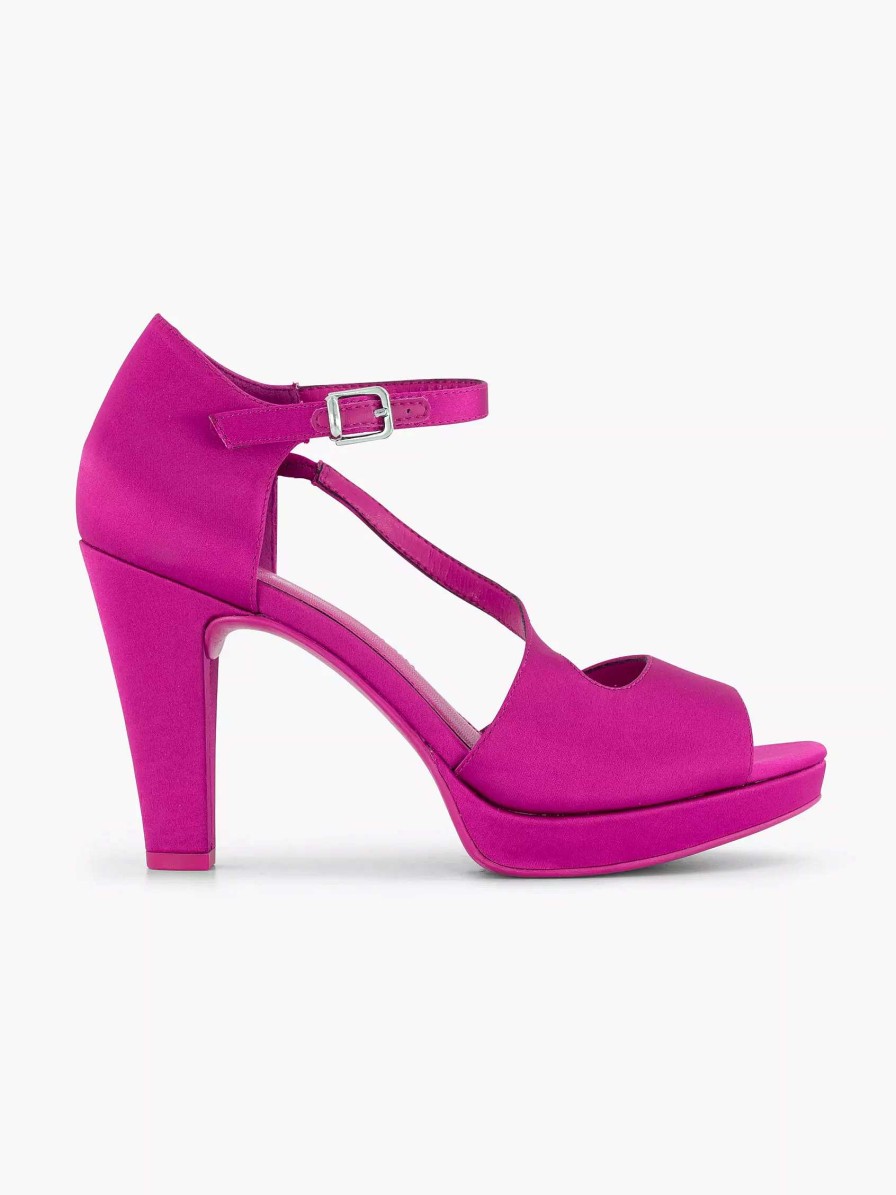 Graceland Rosa Pumps Aus Satin