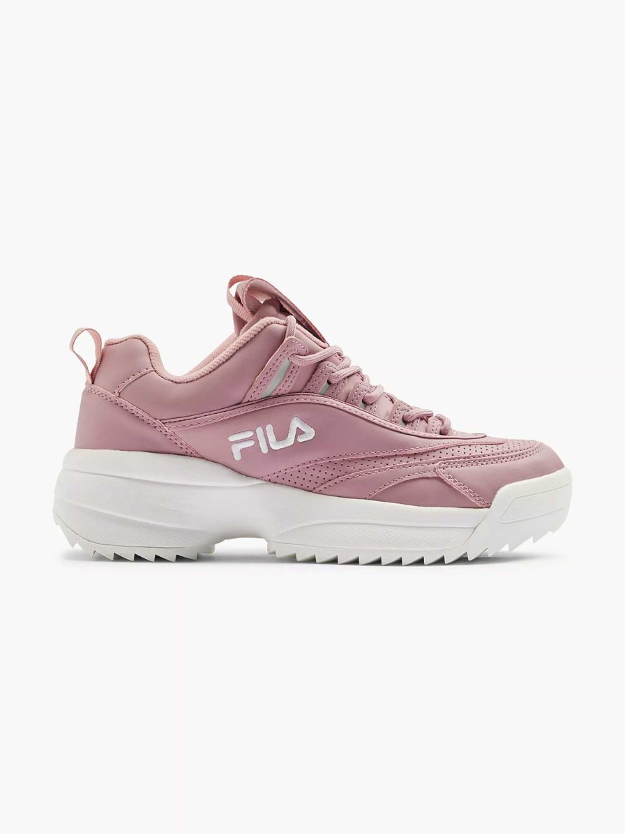 FILA Rosafarbener, Klobiger Sneaker