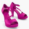 Graceland Rosa Pumps Aus Satin