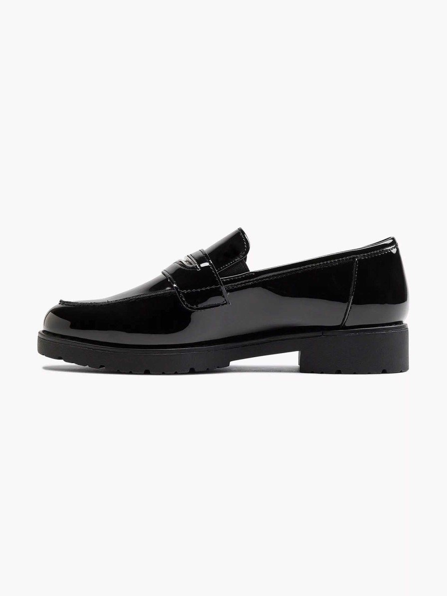 Graceland Schwarzes Loafer-Patent