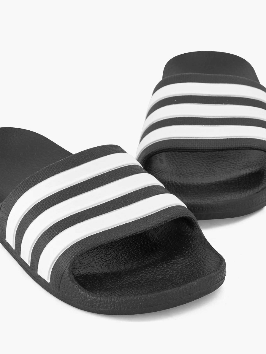 adidas Schwarze Adilette Aqua K