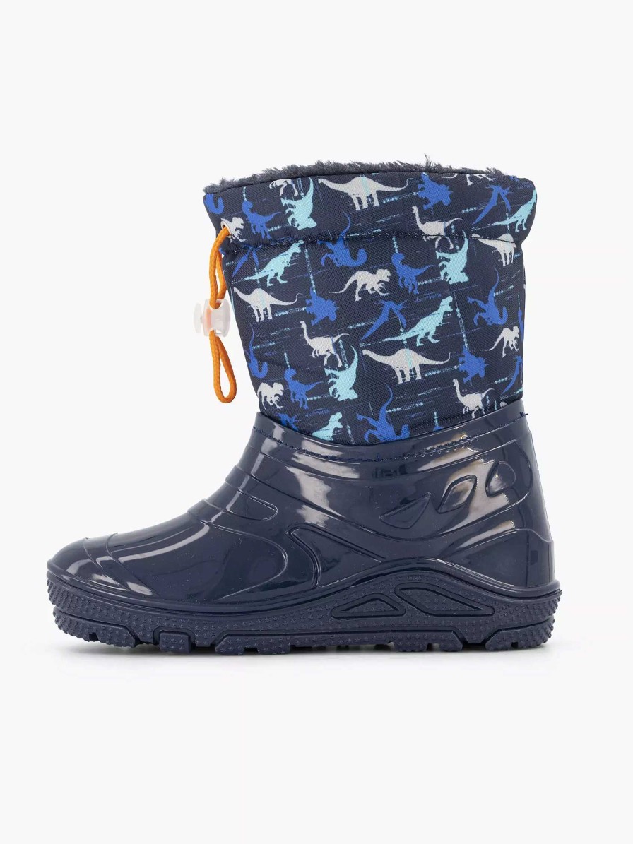 Landrover Blauer Regenstiefel Mit Dino-Futter