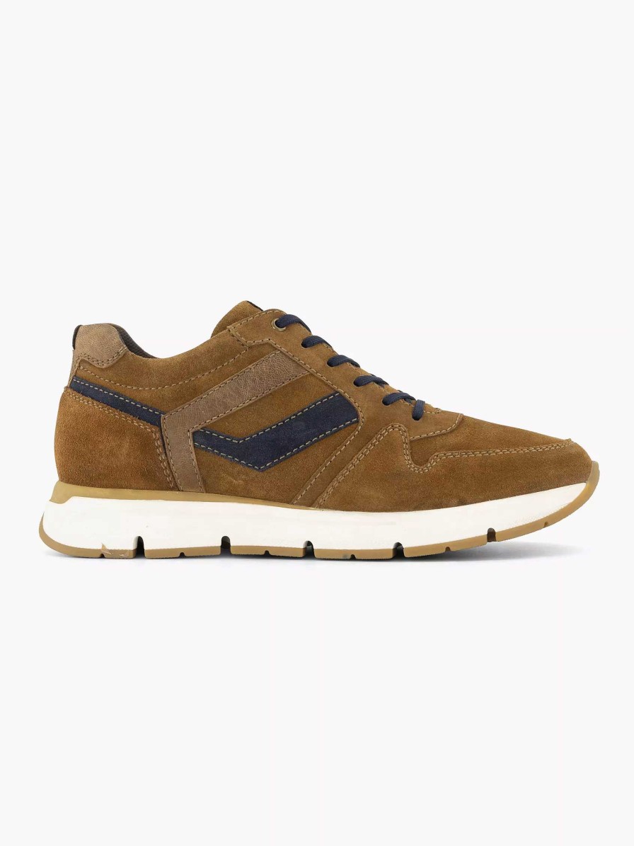 Gallus Brauner Wildleder-Sneaker