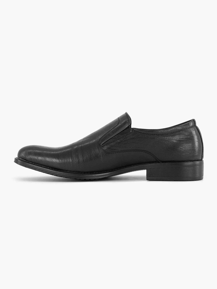 AM SHOE Schwarzer Slip-On