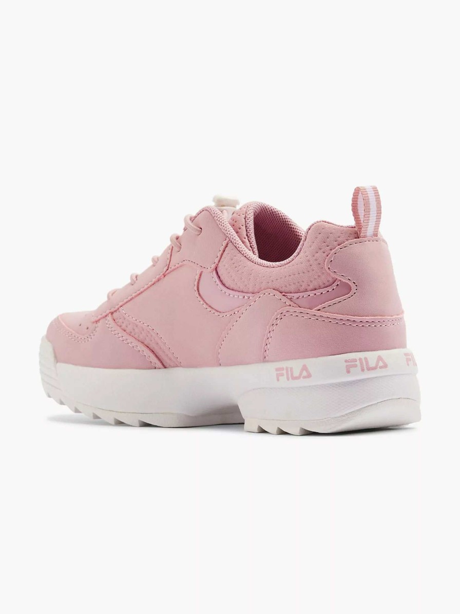 FILA Rosafarbener, Klobiger Sneaker