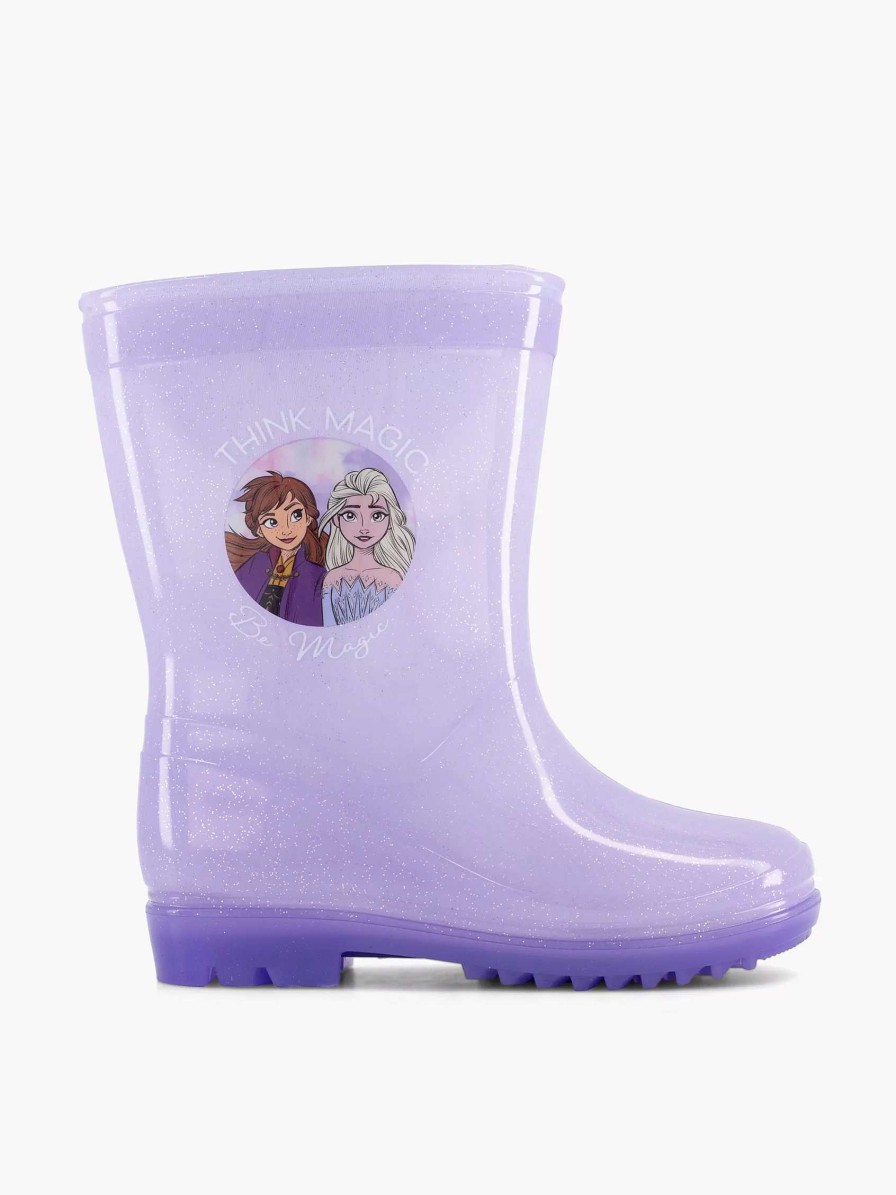 Disney Frozen Fliederfarbener Regenstiefel „Frozen".