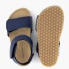 Bobbi-Shoes Blaue Sandale Mit Klettverschluss