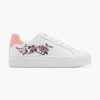 Graceland Weiser Sneaker, Rosa Blumen