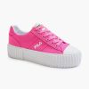 FILA Rosa Plateau-Canvas-Sneaker