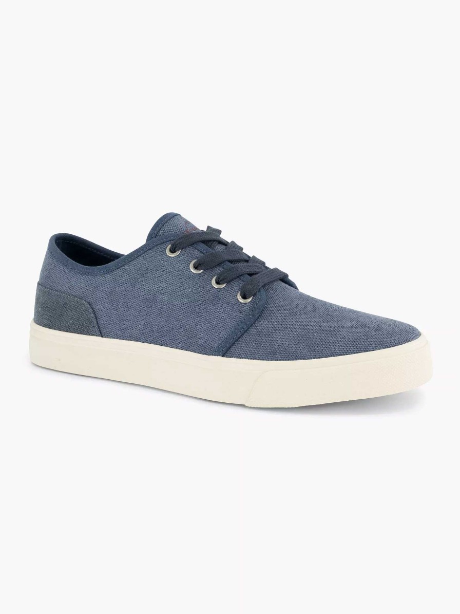 Memphis One Blauer Canvas-Sneaker