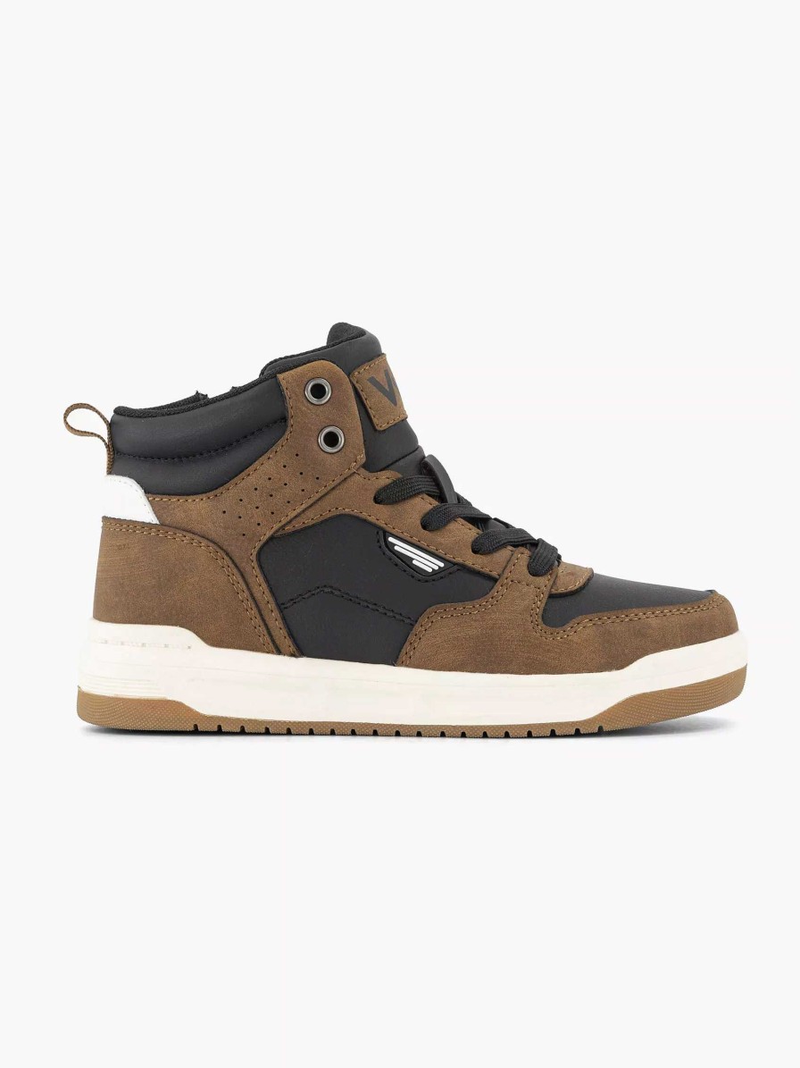 Vty Brauner Hoher Sneaker